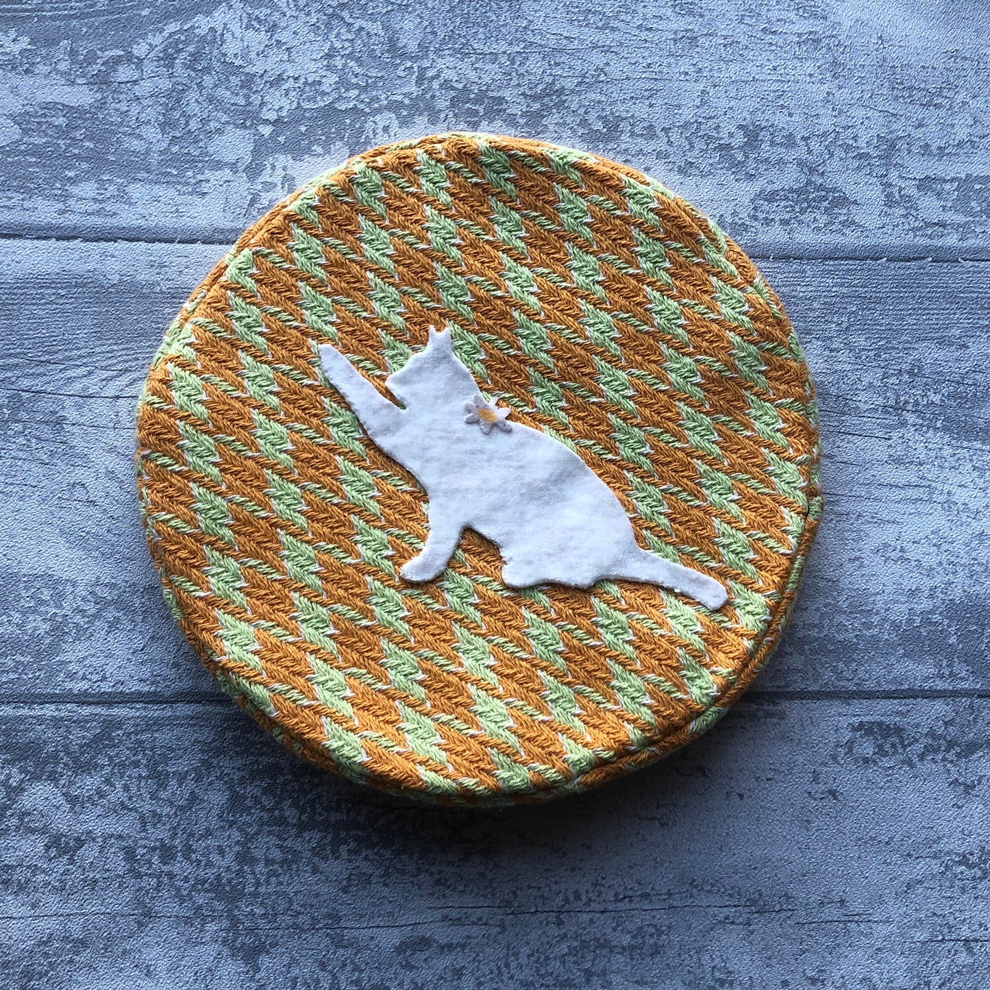 BÉRET PATCHWORK CDG ADÉLAÏDE ORANGE