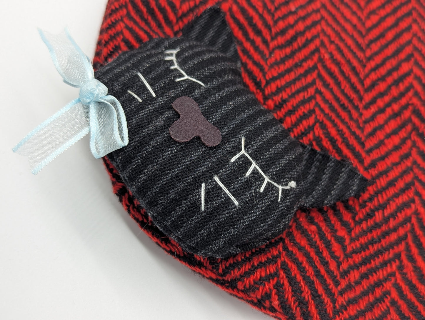 BÉRET PELUCHE STRIPPED KITTY