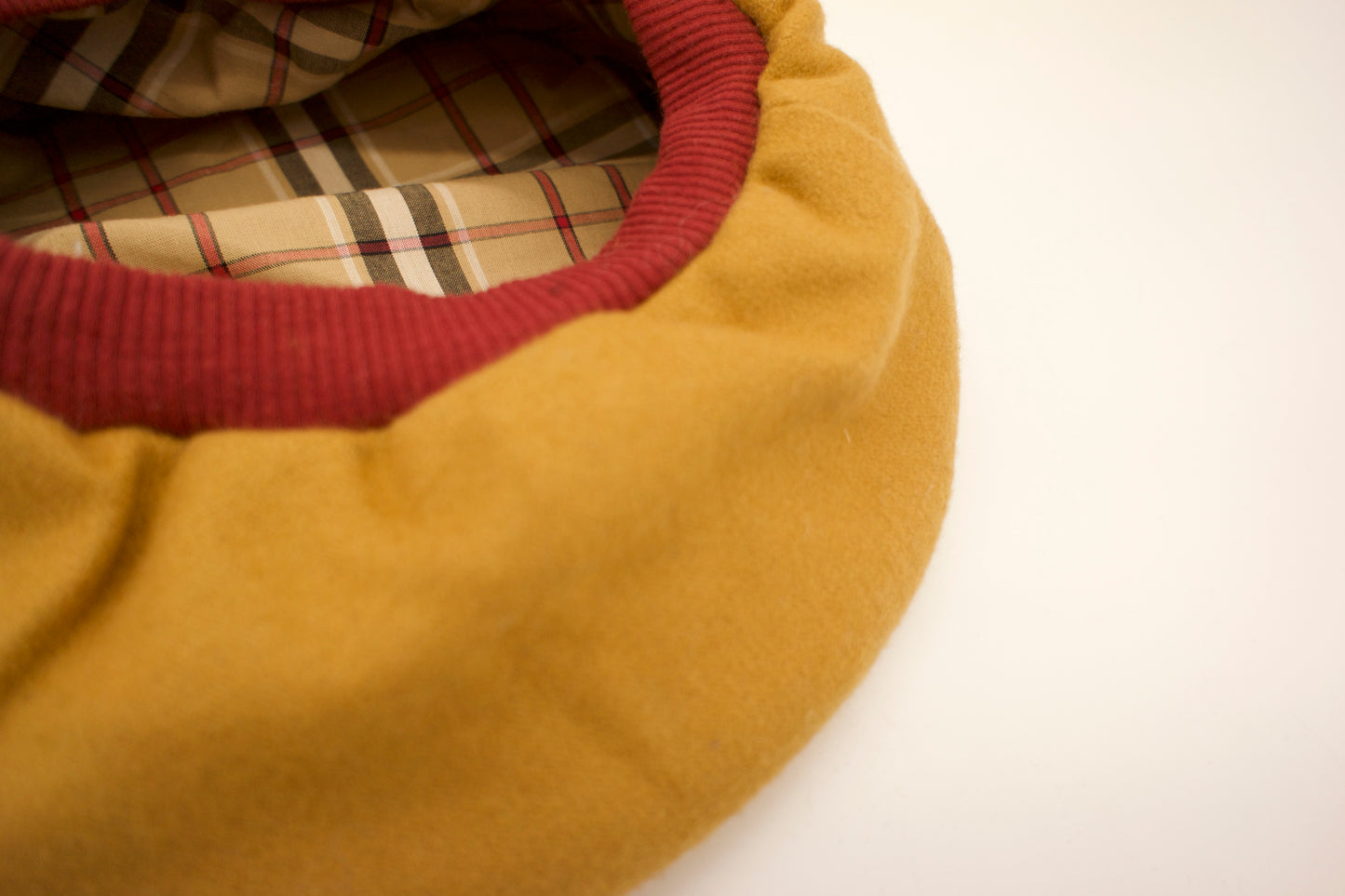 BÉRET PATCHWORK CDG CHEETAH MOUTARDE