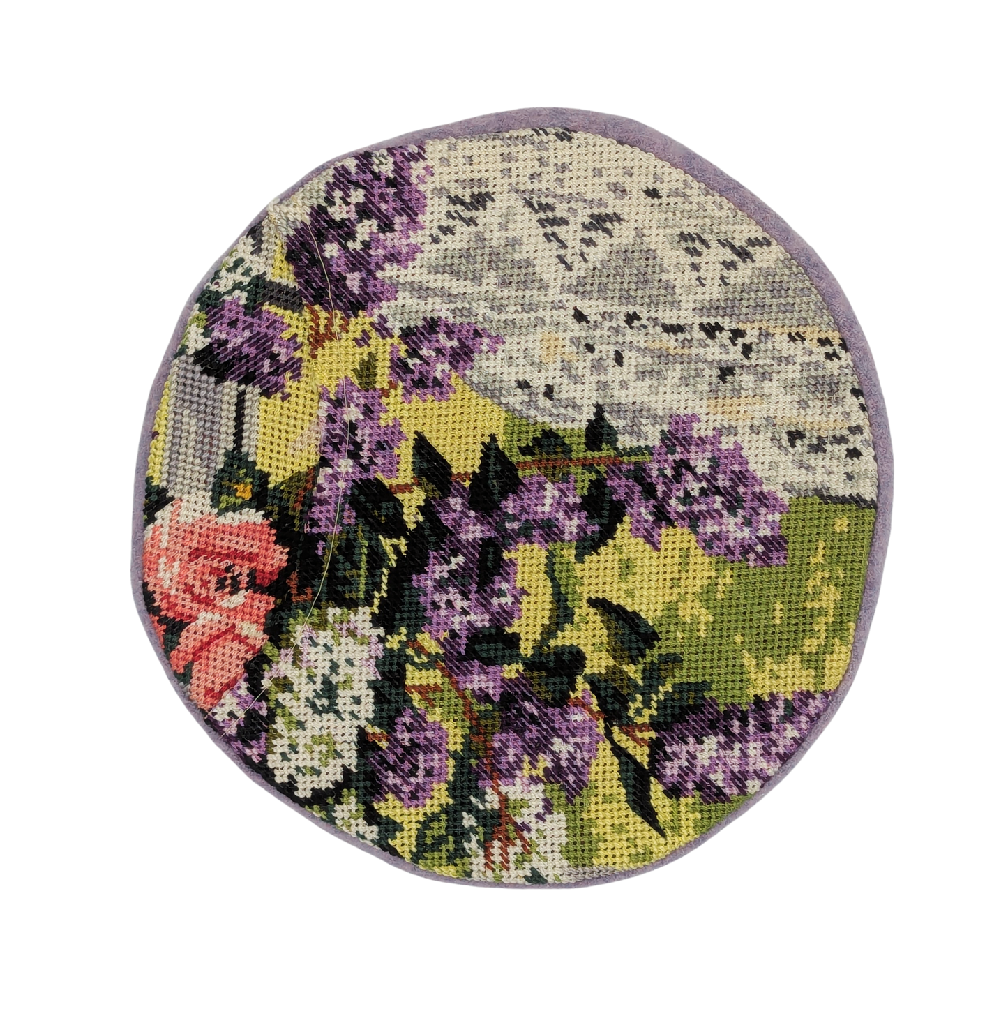 BÉRET CANEVAS LES LILAS