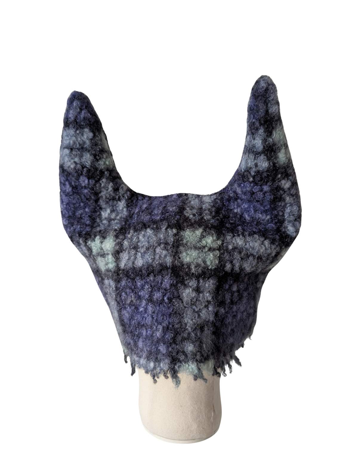 BONNET À CORNES LILA