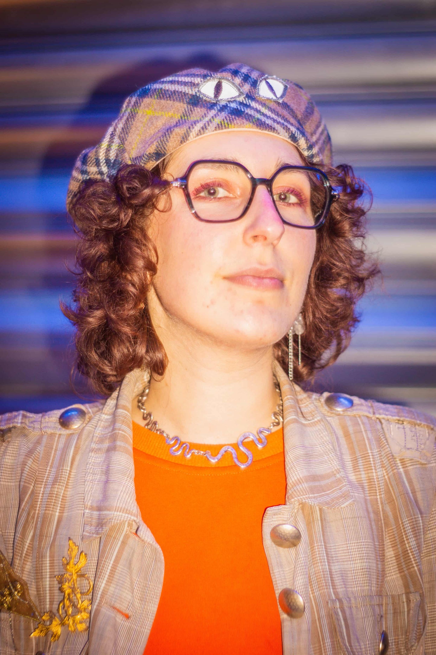 BÉRET EVIL EYE LIME