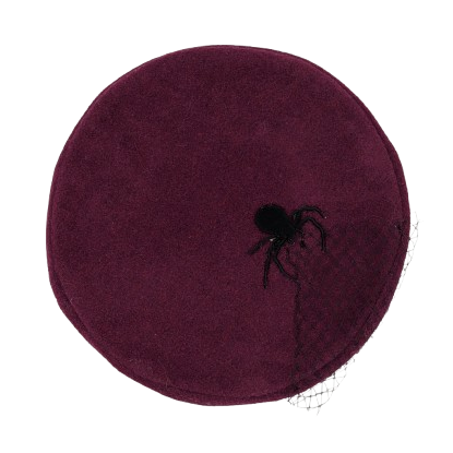 BÉRET VOILETTE BLACK WIDOW