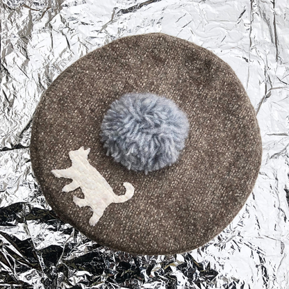 BÉRET POMPON SILHOUETTE AMÉDÉE