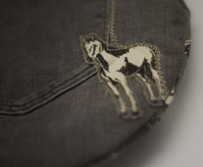 BÉRET PATCHWORK WILD HORSES