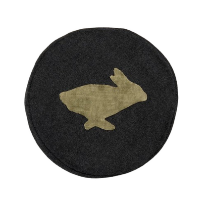 BÉRET PATCHWORK GREY RABBIT