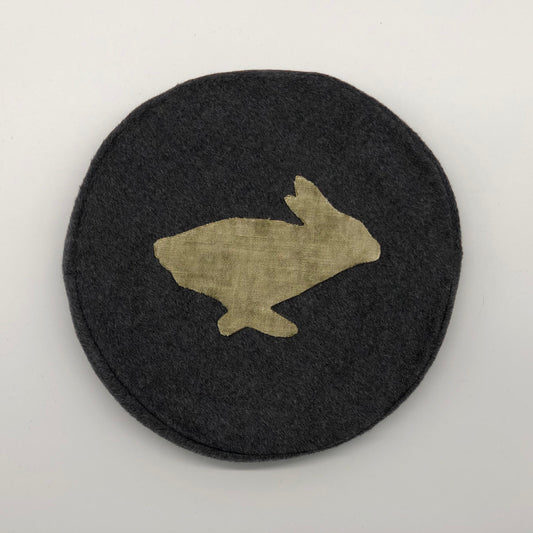 BÉRET PATCHWORK GREY RABBIT