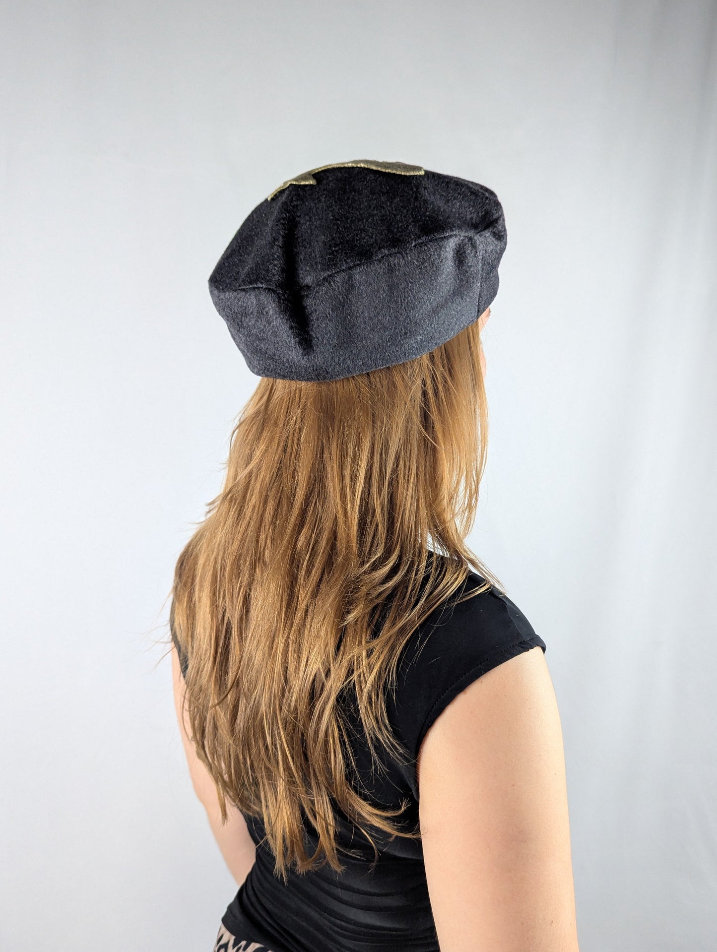 BÉRET PATCHWORK GREY RABBIT