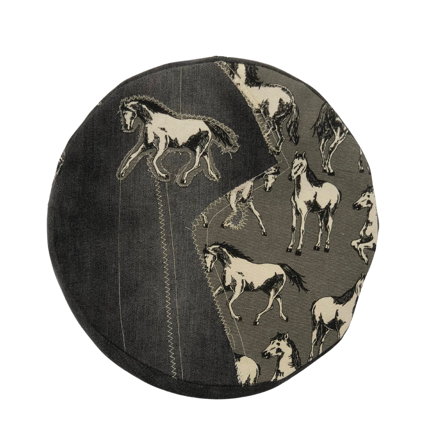 BÉRET PATCHWORK WILD HORSES