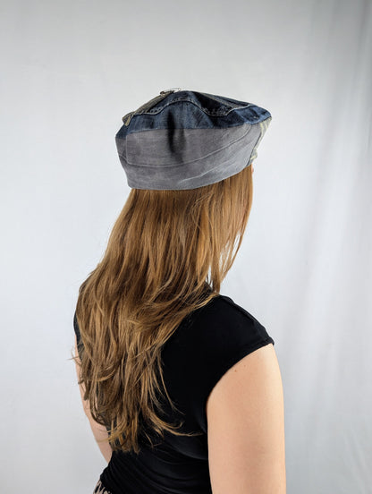 BÉRET PATCHWORK WHITE FLAG N°2