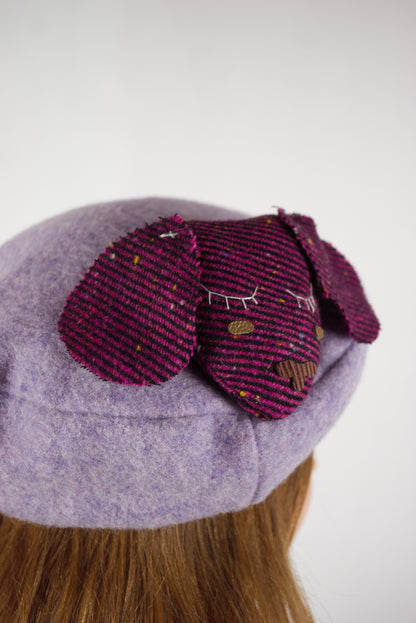 BÉRET PELUCHE PURPLE RAIN DOGGY