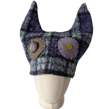 BONNET À CORNES LILA