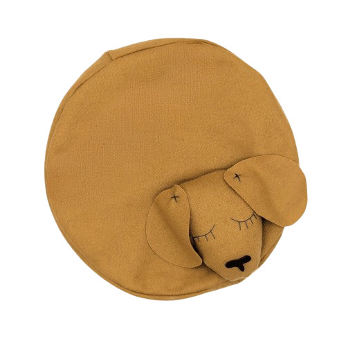 BÉRET PELUCHE DOGGY MOUTARDE